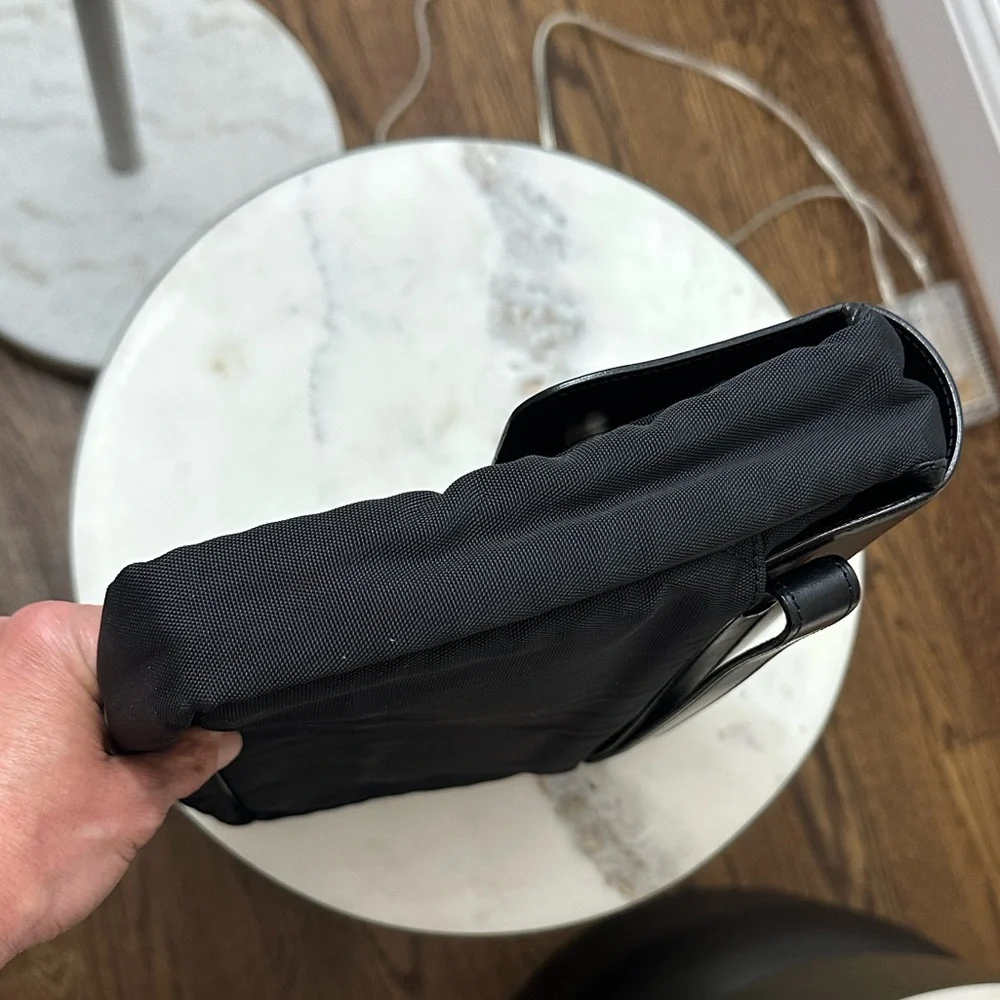 NWOT Dunhill Black Leather iPad Bag